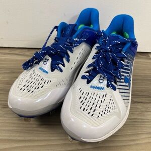 Under Armour Yard Low MT Charged Baseball Metal Cleats Men 6.5 3025592-400 NWOB